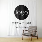 Custom Company business Logo Backdrop For Events Wandteppich (Beispiel)