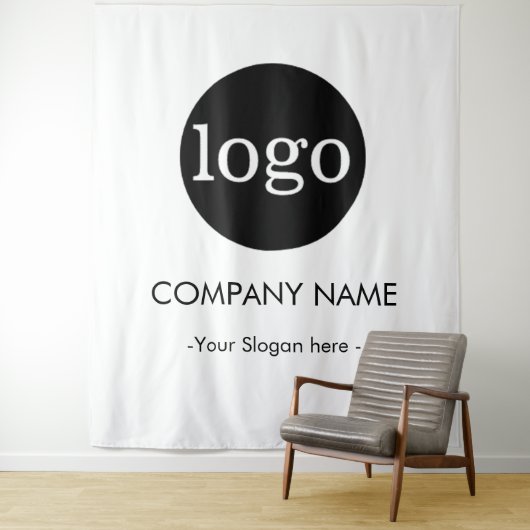 Custom Company business Logo Backdrop For Events Wandteppich (Beispiel)