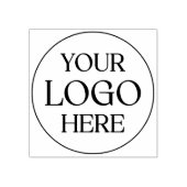 Custom Company Business Logo Branded Gummistempel (Prägung)