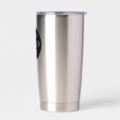 Custom Company Business Logo Branded QR Code Thermobecher (Links)