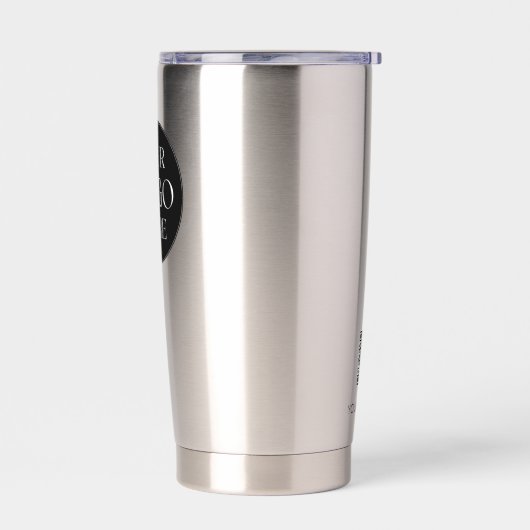 Custom Company Business Logo Branded QR Code Thermobecher (Links)