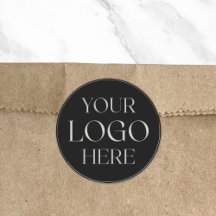 Custom Company Business Logo Branded Seal Sticker