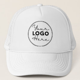 Custom Company Business Logo Minimalist  Trucker H Truckerkappe