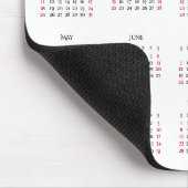 Custom Company Business Logo Office 2026 Calendar Mousepad (Ecke)