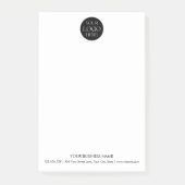 Custom Company Business Logo Promotional Post-it Klebezettel (Vorderseite)