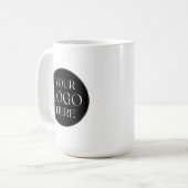 Custom Company Business Logo QR Code Promotional Kaffeetasse (Vorderseite Links)