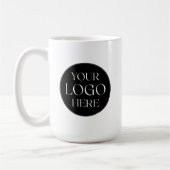 Custom Company Business Logo QR Code Promotional Kaffeetasse (Links)