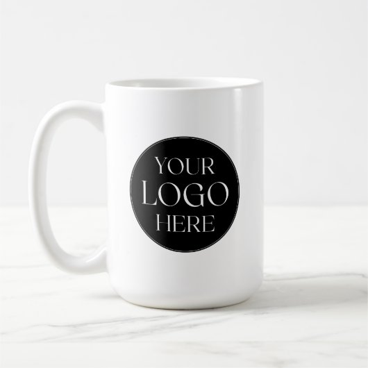 Custom Company Business Logo QR Code Promotional Kaffeetasse (Links)