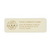 Custom Company Business Logo Return Address (Vorne)