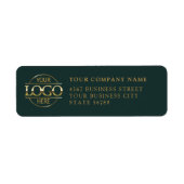 Custom Company Business Logo Return Address (Vorne)