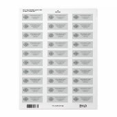 Custom Company Business Logo Return Address (Vorne)
