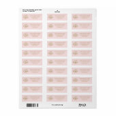 Custom Company Business Logo Return Address Label (Vorne)