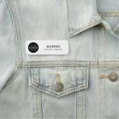 Custom Company Business Logo Staff Employee Namensschild (Beispiel)