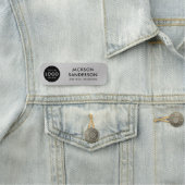 Custom Company Business Logo Staff Employee Namensschild (Beispiel)