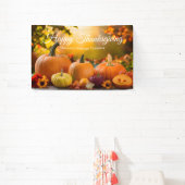 Custom Company Erntedank Pumpkin Office Party Banner (InSitu)