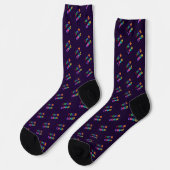 Custom Company Logo Branded Socks Example Socken (Linkes Detail)