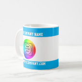 Custom Company Logo Business Promo mug Kaffeetasse (Vorderseite Links)