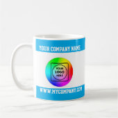 Custom Company Logo Business Promo mug Kaffeetasse (Links)