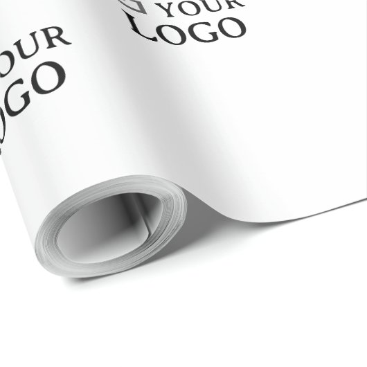 Custom Company Logo  Geschenkpapier (Rolleneckpunkt)