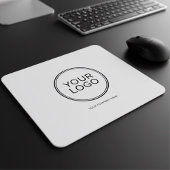 Custom Company Logo  | Modern Minimalist  Mousepad