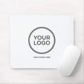 Custom Company Logo  | Modern Minimalist  Mousepad (Mit Mouse)