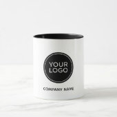 Custom Company Logo Mug | Minimalist Business  Tasse (Zentrum)