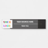 Custom Company Logo Name Business Office Door Sign Türschild (Vorderseite )