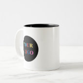 Custom Company Logo Personalized Business Zweifarbige Tasse (Vorderseite Links)
