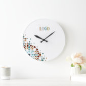 Custom Company Logo Promotional Branded Large Große Wanduhr (Zuhause)