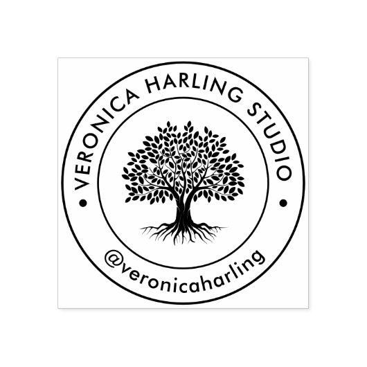 Custom Company Logo Rubber Stamp – Design Gummistempel (Prägung)