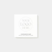 Custom Company Logo Simple Promotional Business Post-it Klebezettel (Vorderseite)