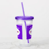 Custom Company Logo Text Business Acryltrinkbecher (Links)