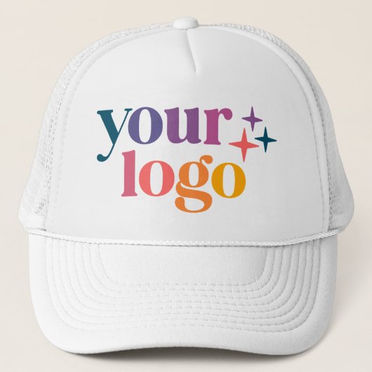 Custom Company Logo Trucker Hat Truckerkappe (Vorderseite)