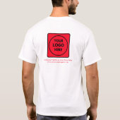 Custom Company Logos Prooo Staff T-Shirt (Rückseite)