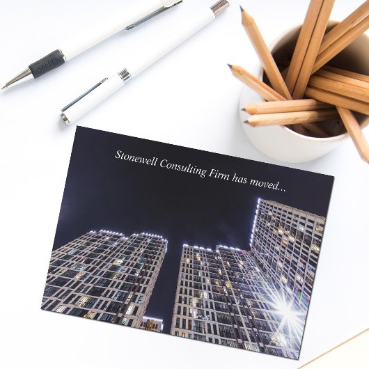 Custom Company Office Building Business Moving Ankündigung