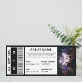 Custom Concept Ticket Geschenk Idee DIY Event Tick Einladung (Stehend Vorderseite)