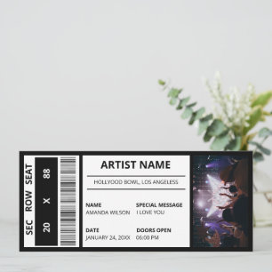 Custom Concept Ticket Geschenk Idee DIY Event Tick Einladung