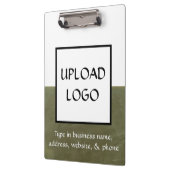 Custom Contractor Clipboard with Logo Klemmbrett (Links)
