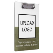 Custom Contractor Clipboard with Logo Klemmbrett (Rechts)