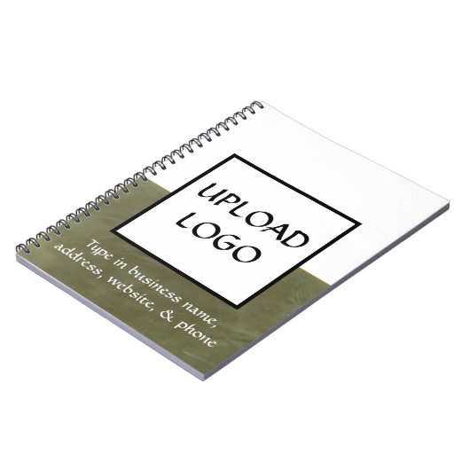 Custom Contractor Notebook with Logo Notizblock (Linke Seite)