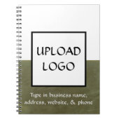 Custom Contractor Notebook with Logo Notizblock (Vorderseite)