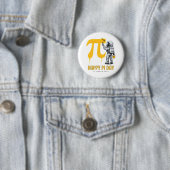 Custom Cool Astronaut Painting Pi Symbol Pi Day Button (Beispiel)