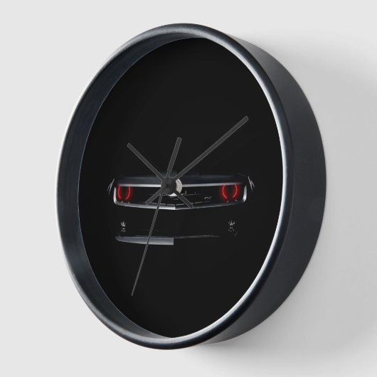 Custom Cool Black Chevy Camaro Uhr (Winkel)