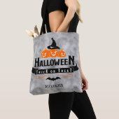 Custom Cool Black Halloween Trick oder Treat Pumpk Tasche (Von Nahem)