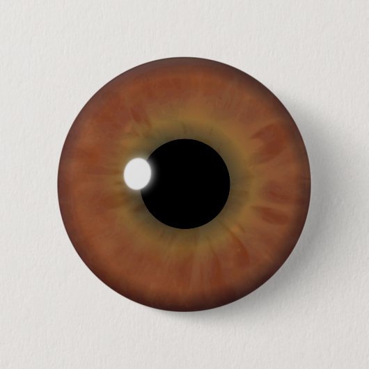 Custom Cool Brown Eye Iris Eyeball Round Buttons (Vorderseite)