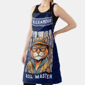 Custom Cool Cat Retirement Geschenke für Fisherman Schürze (InSitu)