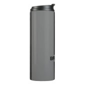 Custom Cool Classic Auto Race Sport Stripes Patter Thermosbecher (Nach links gedreht)