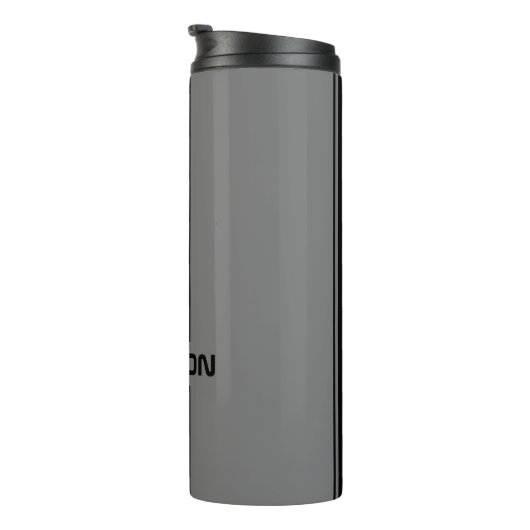 Custom Cool Classic Auto Race Sport Stripes Patter Thermosbecher (Nach rechts gedreht)