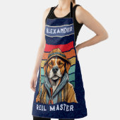 Custom Cool Dog Retirement Geschenke für Fisherman Schürze (InSitu)