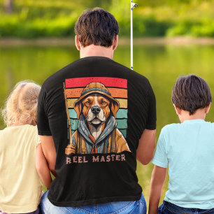 Custom Cool Dog Retirement Geschenke für Fisherman T-Shirt